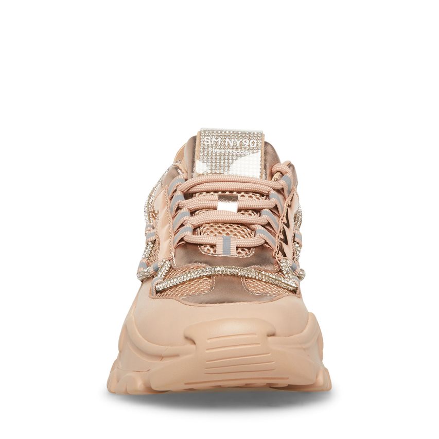 Beige Steve Madden Miracles Women's Sneakers | PH 7925EDQ